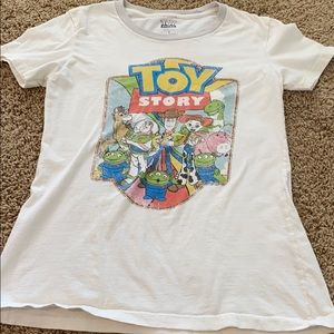 Light yellow toy story shirt